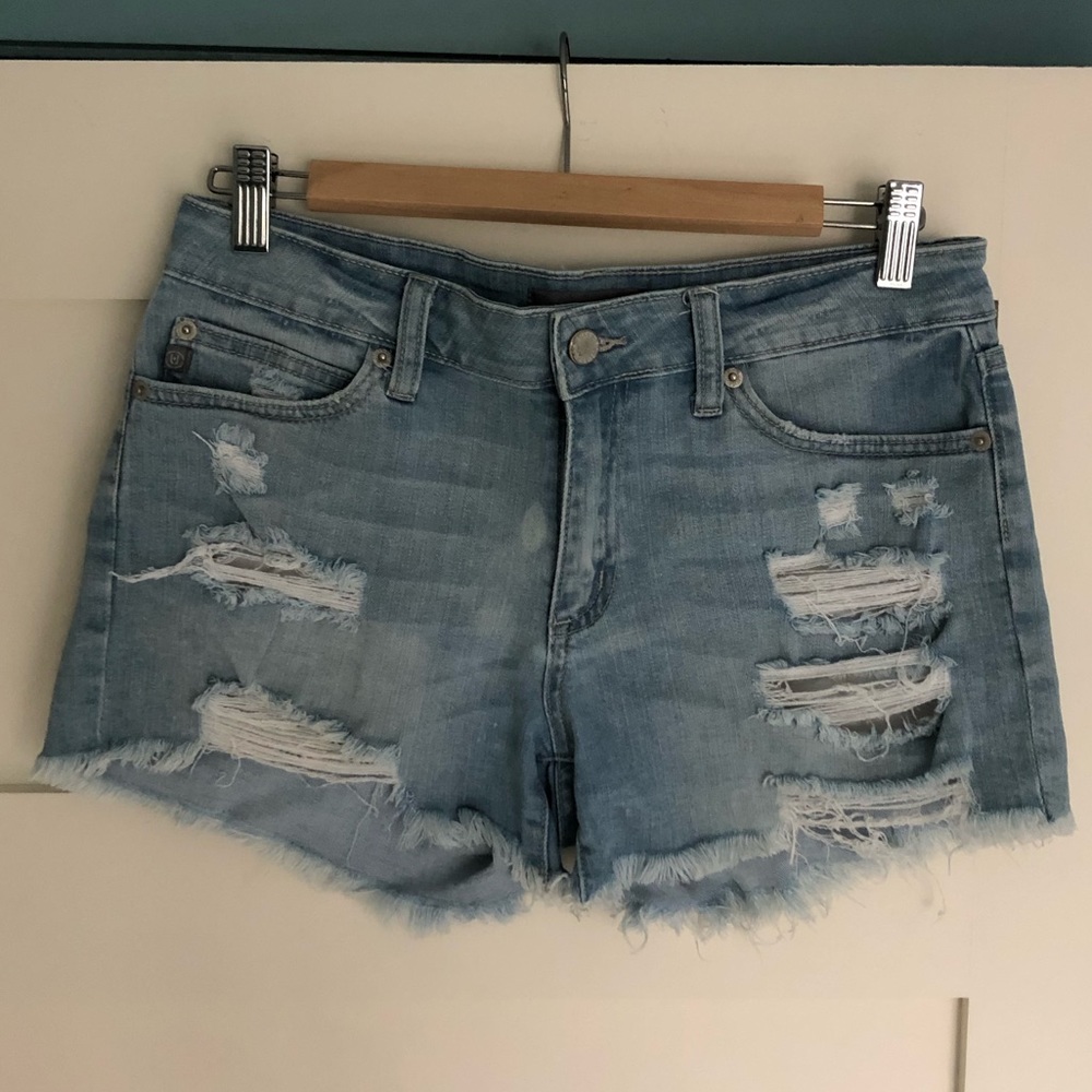 Just USA Jean Shorts Light Blue Size Medium